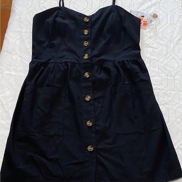 Ci Sono Dresses & Skirts - Ci Sono Blue Pleated Sundress Sleeveless Mini